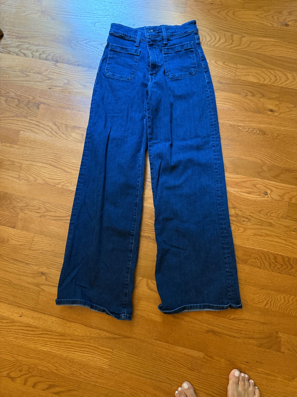 Madewell Dark Blue Straight-Leg Jeans